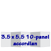 3.5x5.5 10 panel accordian