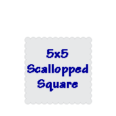 5x5 Scalloped Square
